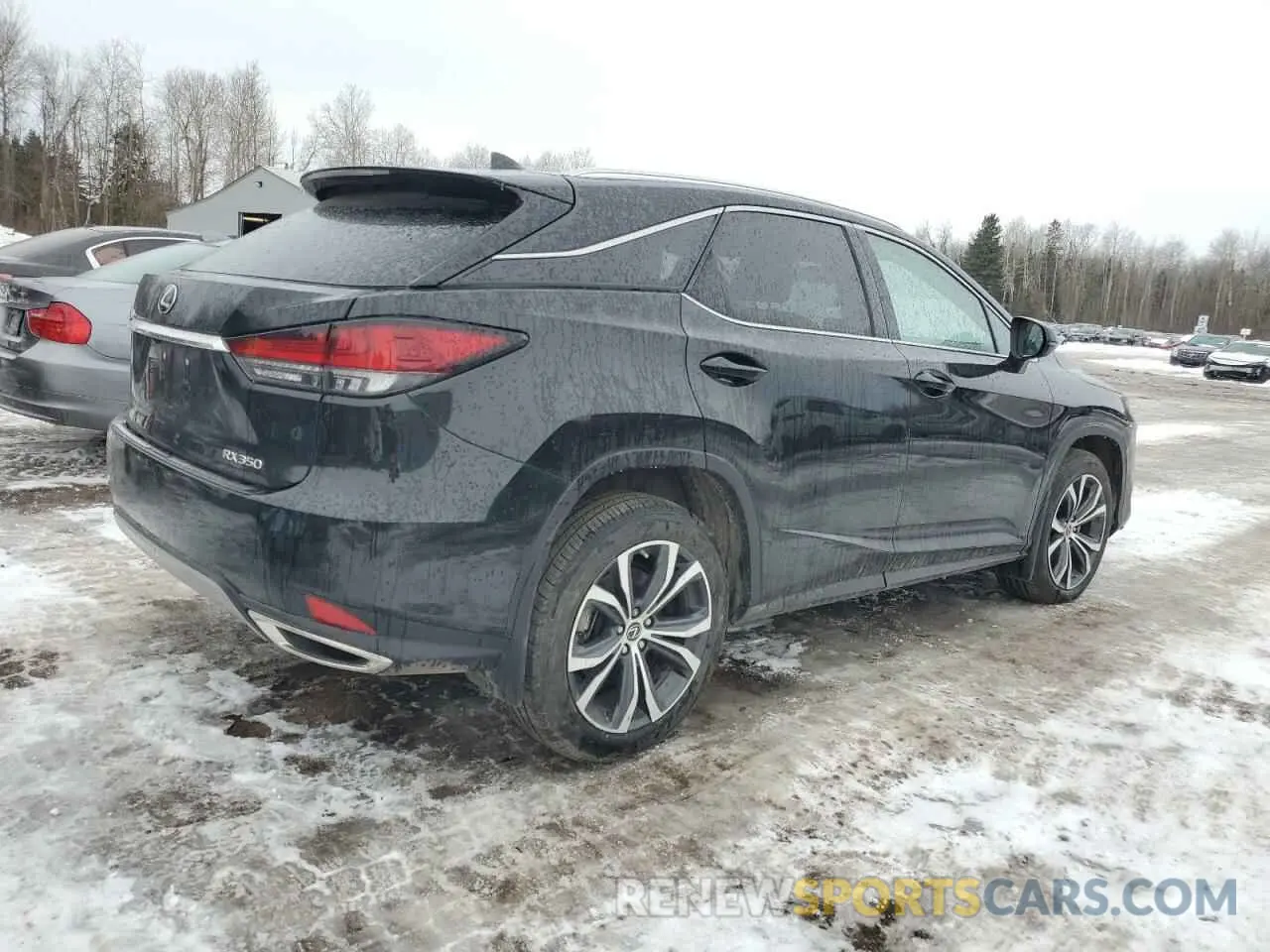 3 Photograph of a damaged car 2T2JZMDA9MC274695 LEXUS RX350 2021
