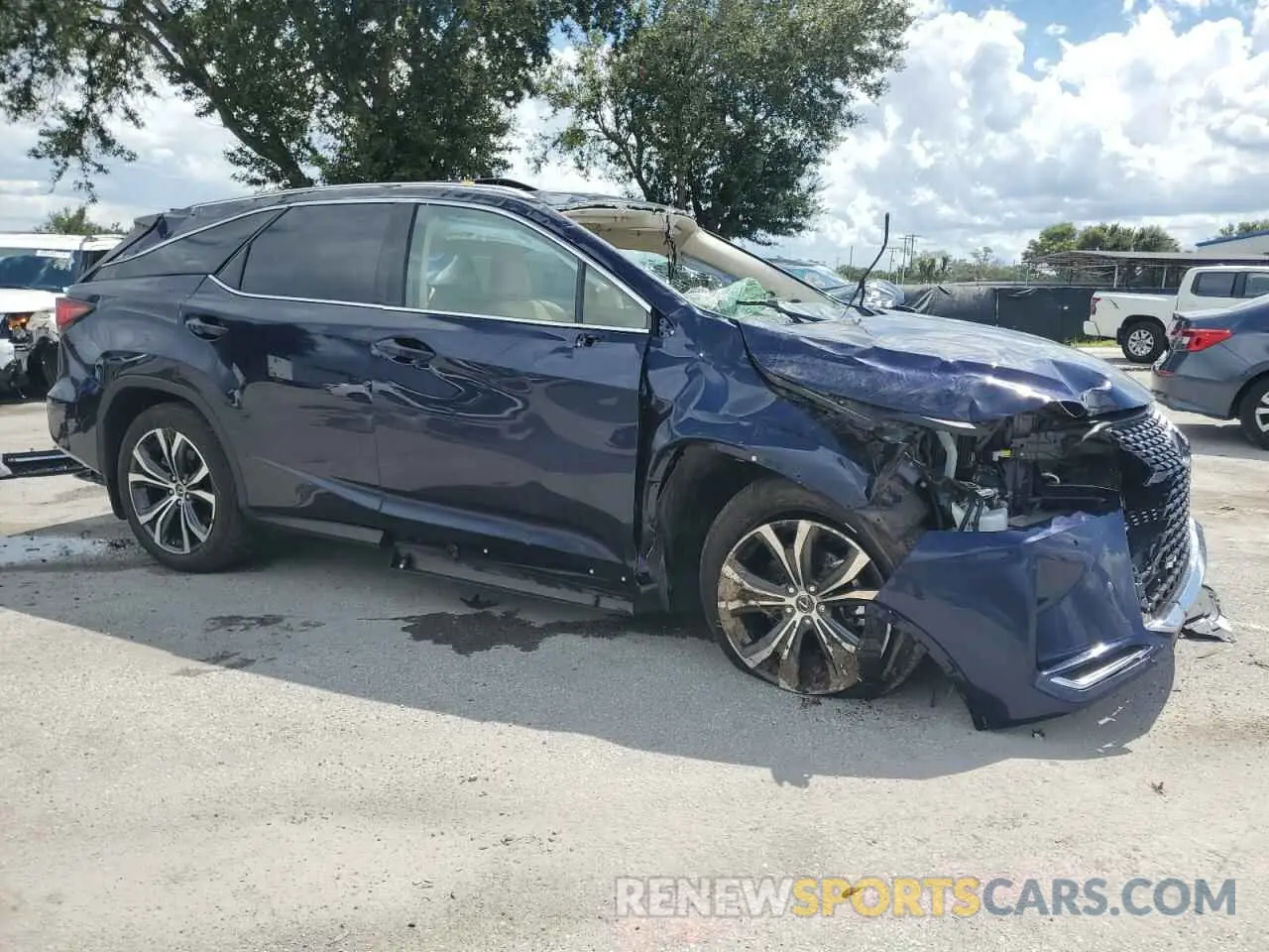 4 Фотография поврежденного автомобиля JTJHZKEA2M2022627 LEXUS RX350 2021