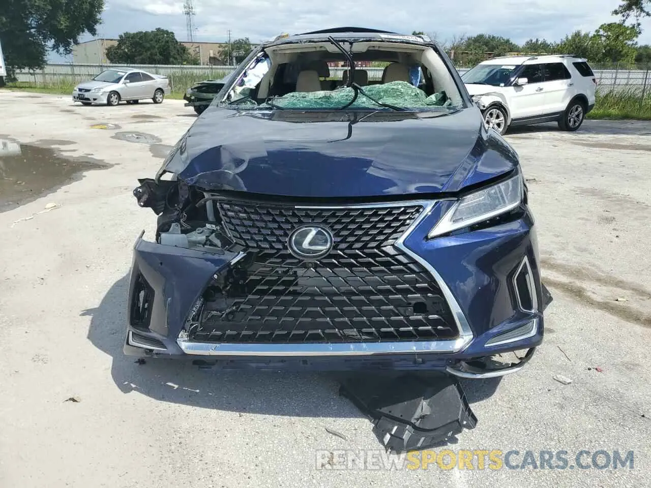 5 Фотография поврежденного автомобиля JTJHZKEA2M2022627 LEXUS RX350 2021