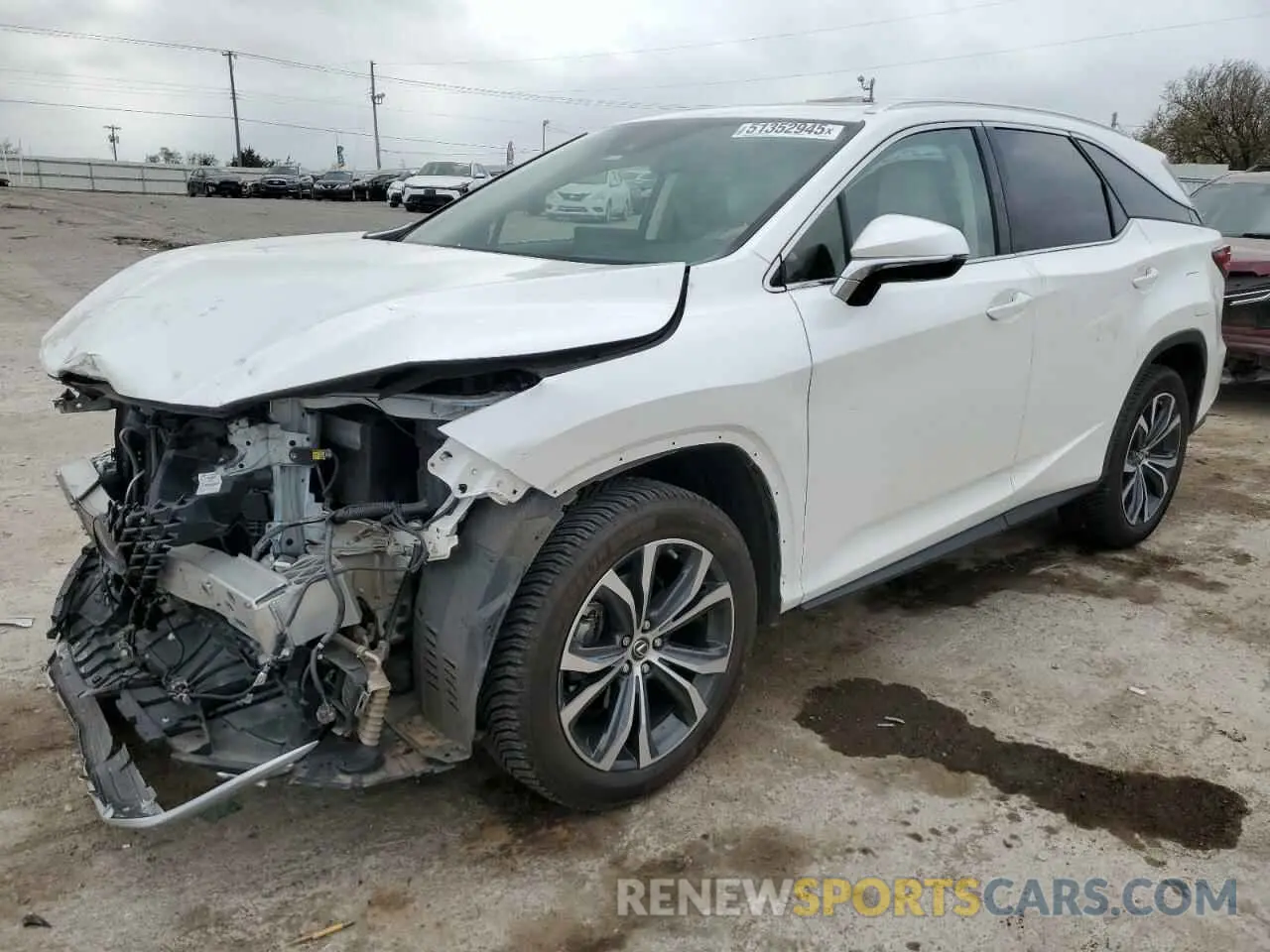 1 Photograph of a damaged car JTJHZKEA9M2022530 LEXUS RX350 2021