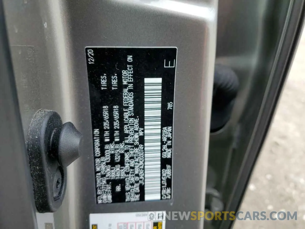 14 Photograph of a damaged car JTJHZKFA3M2030749 LEXUS RX350 2021
