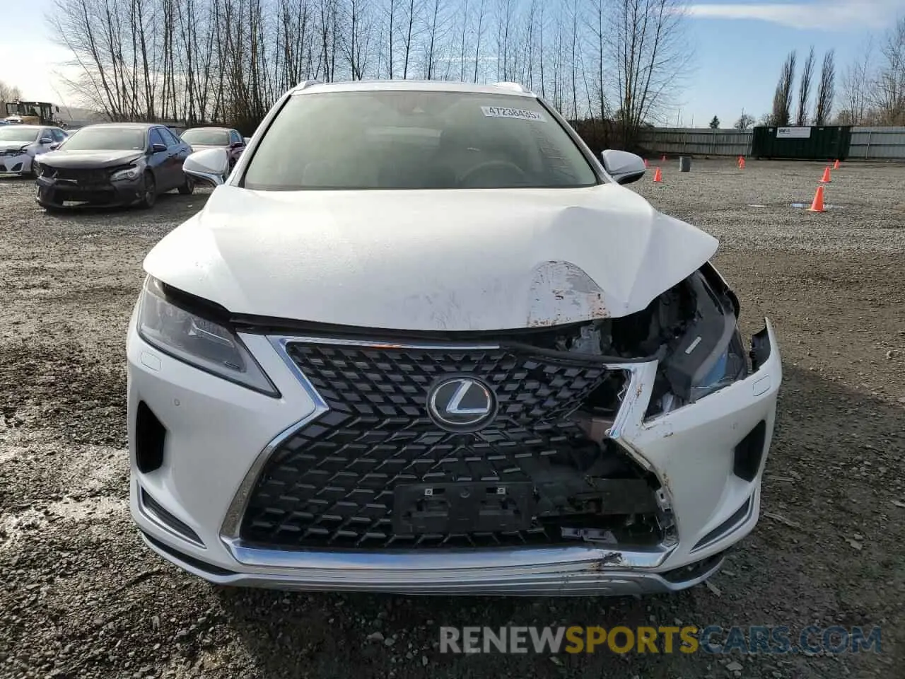5 Фотография поврежденного автомобиля JTJHZKFA5M2033300 LEXUS RX350 2021