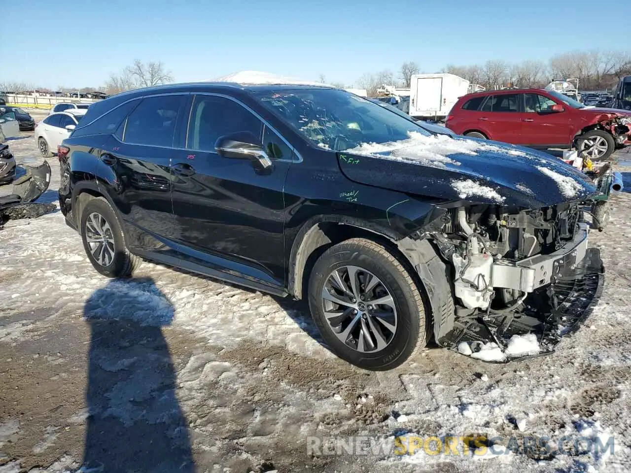 4 Photograph of a damaged car JTJHZKFA6M2028221 LEXUS RX350 2021