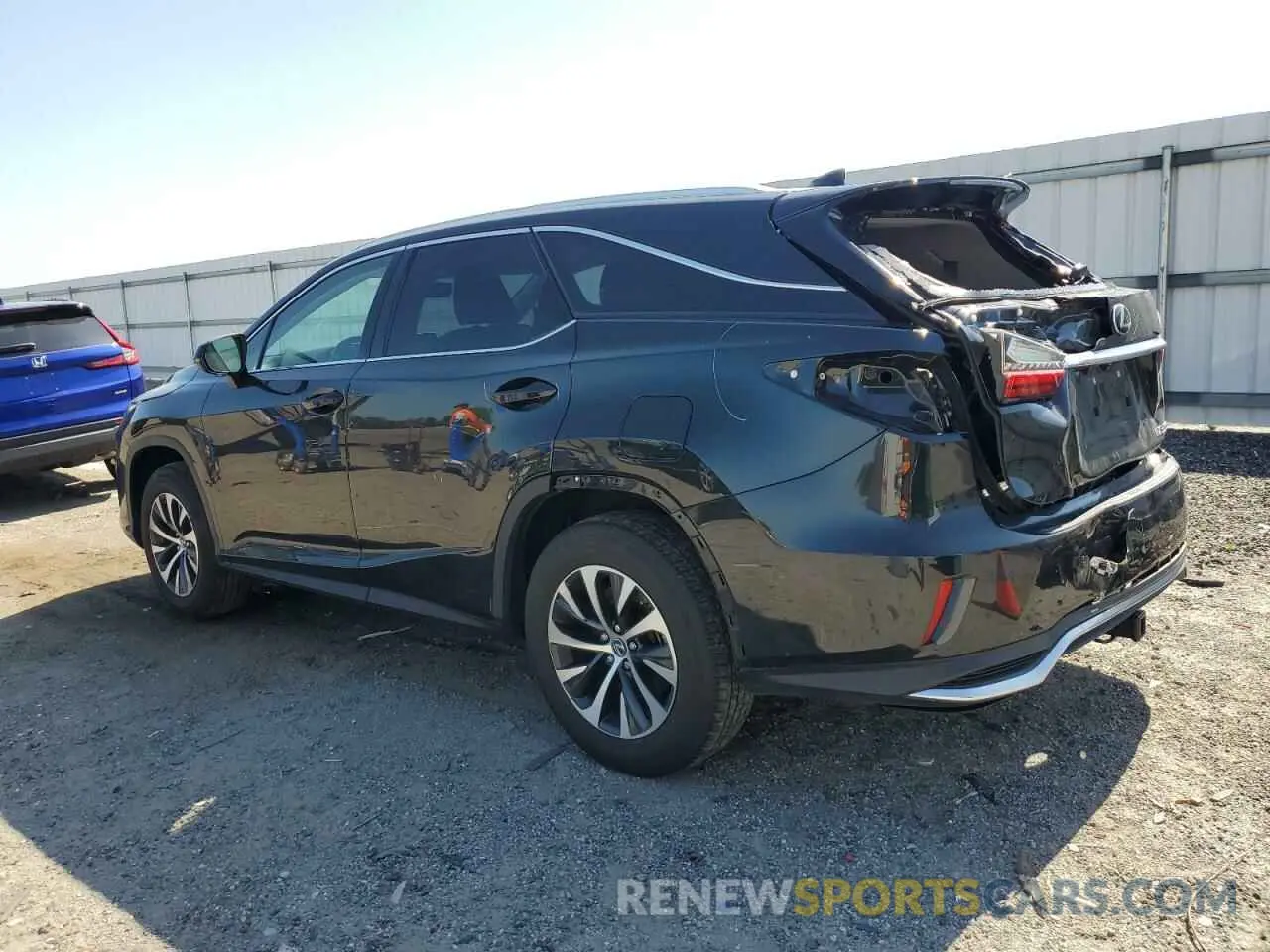 2 Фотография поврежденного автомобиля JTJHZKFA9M2029573 LEXUS RX350 2021