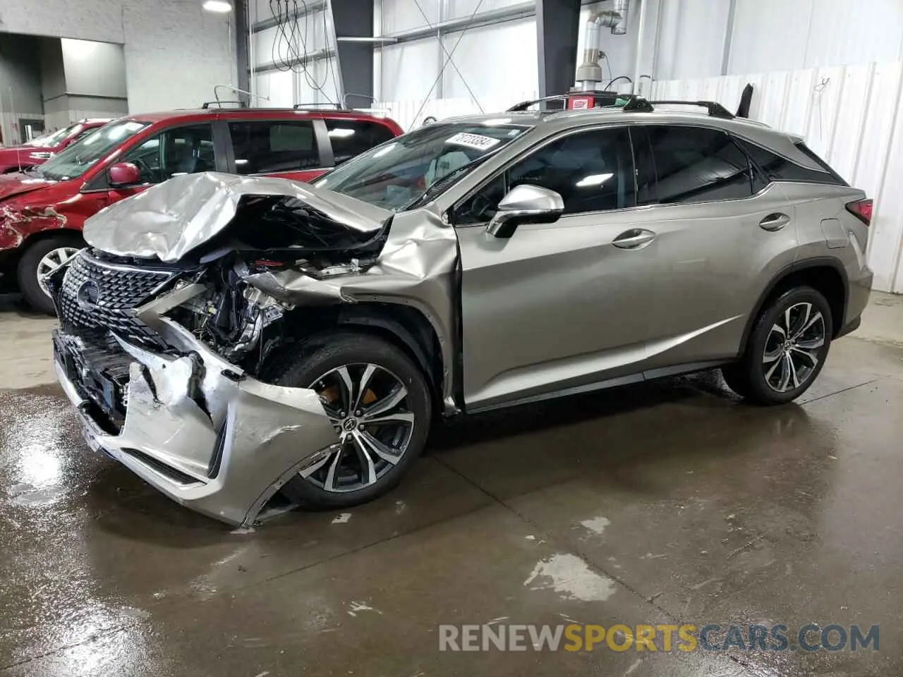 1 Photograph of a damaged car 2T2HZMAA1NC220005 LEXUS RX350 2022