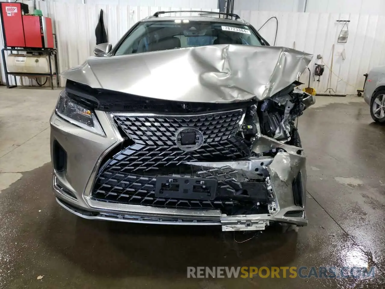 5 Photograph of a damaged car 2T2HZMAA1NC220005 LEXUS RX350 2022