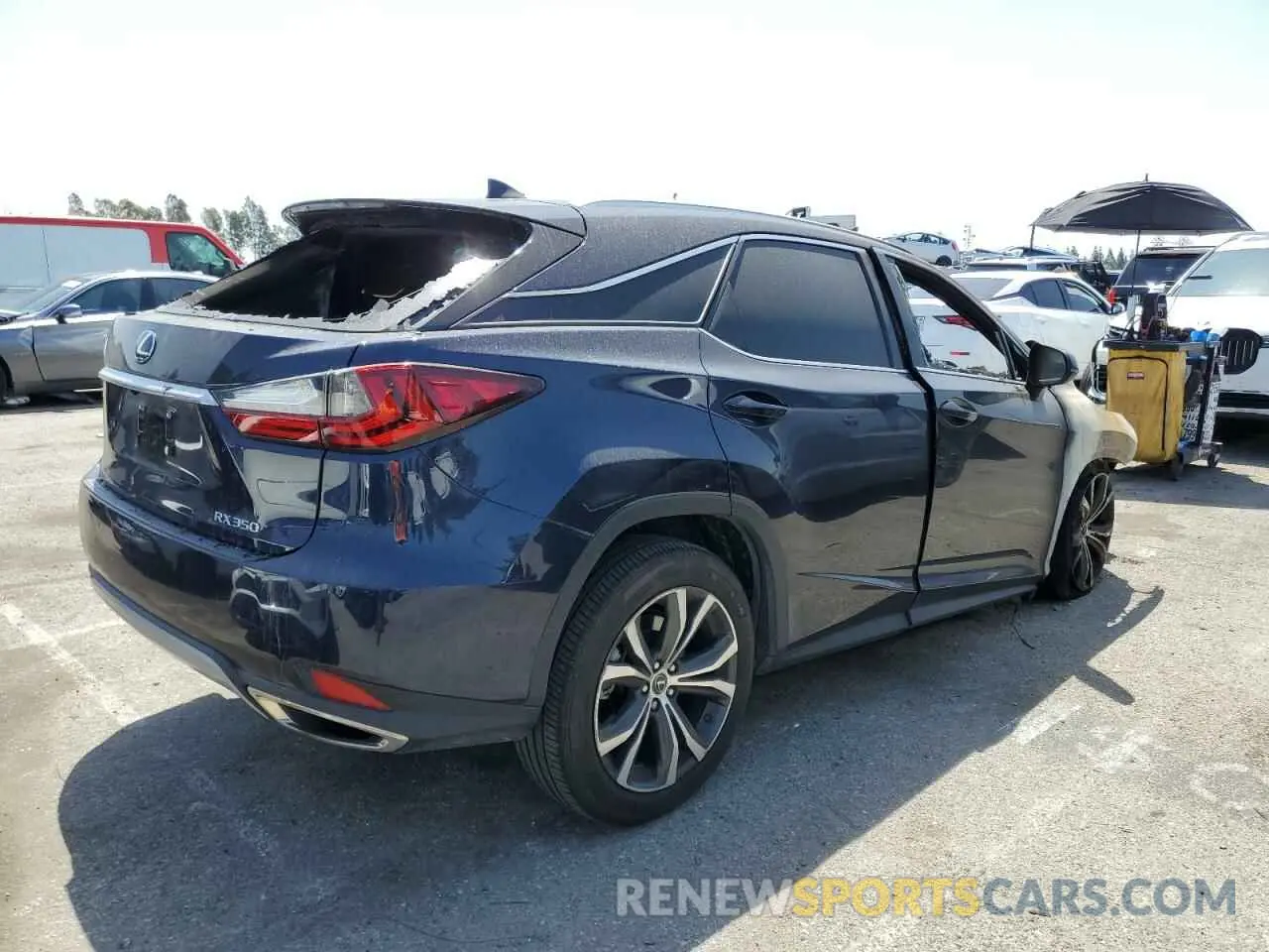 3 Photograph of a damaged car 2T2HZMAA2NC244975 LEXUS RX350 2022