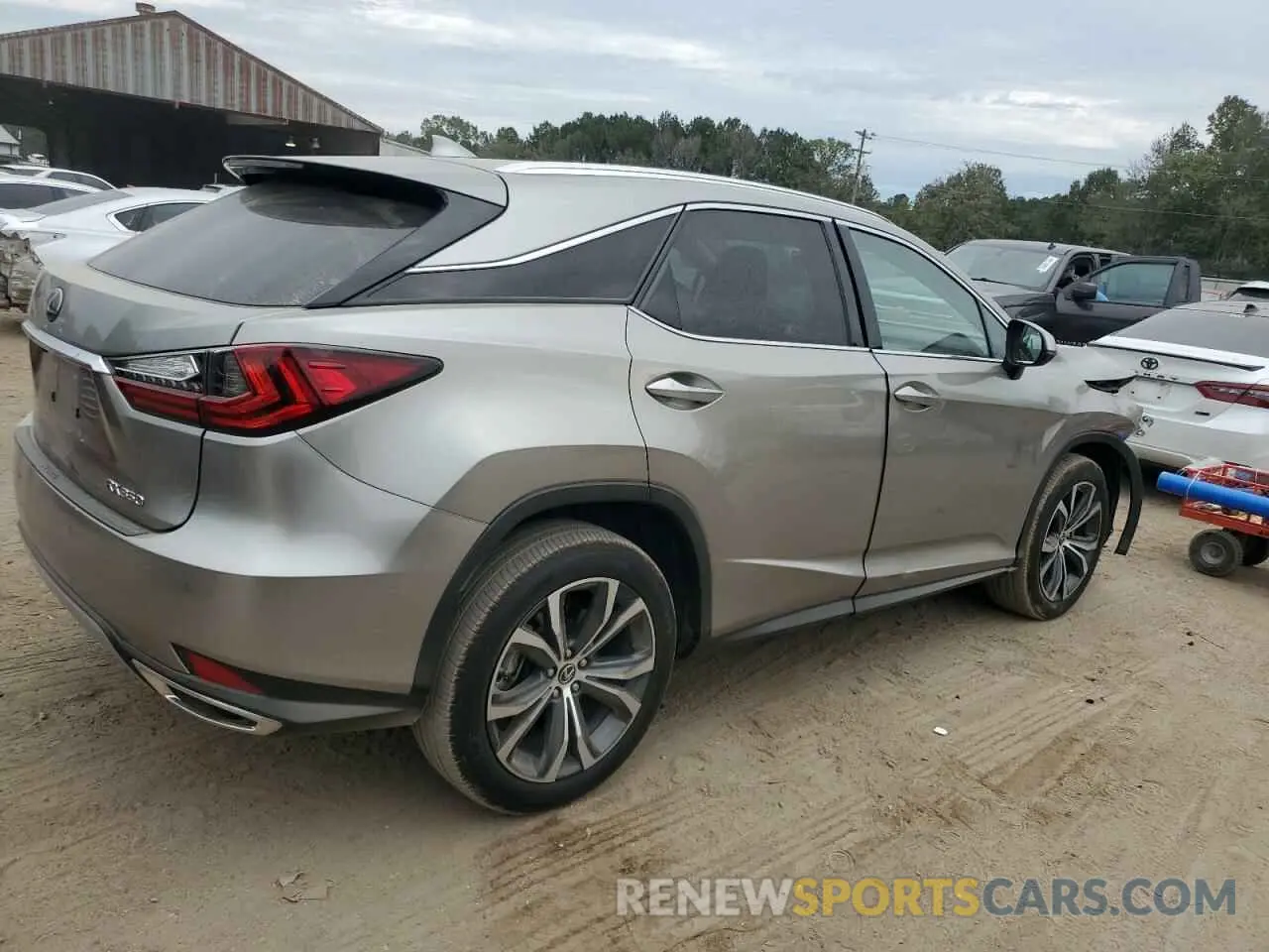 3 Фотография поврежденного автомобиля 2T2HZMAA3NC226582 LEXUS RX350 2022