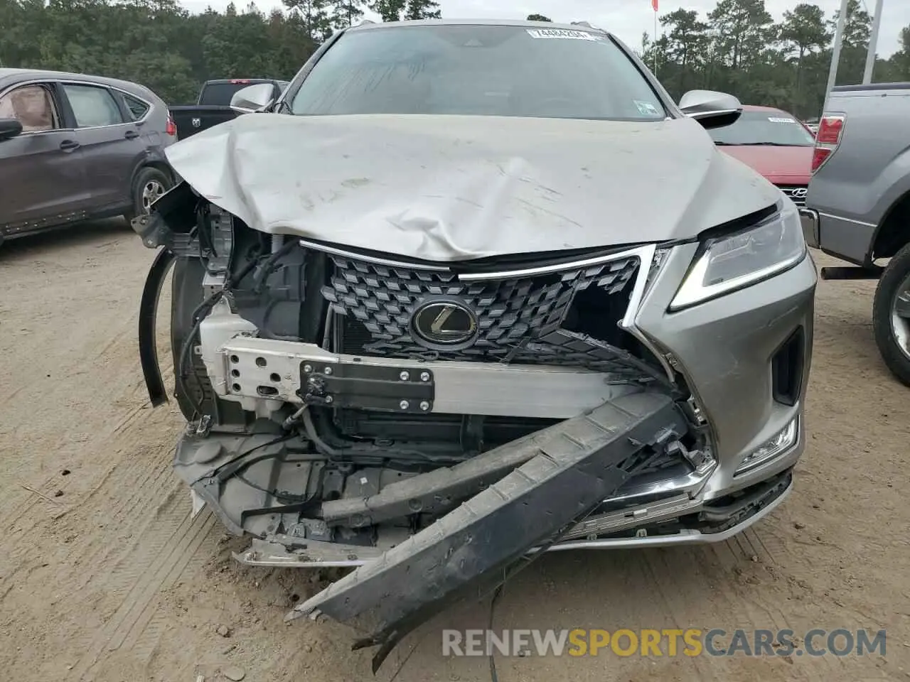 5 Фотография поврежденного автомобиля 2T2HZMAA3NC226582 LEXUS RX350 2022