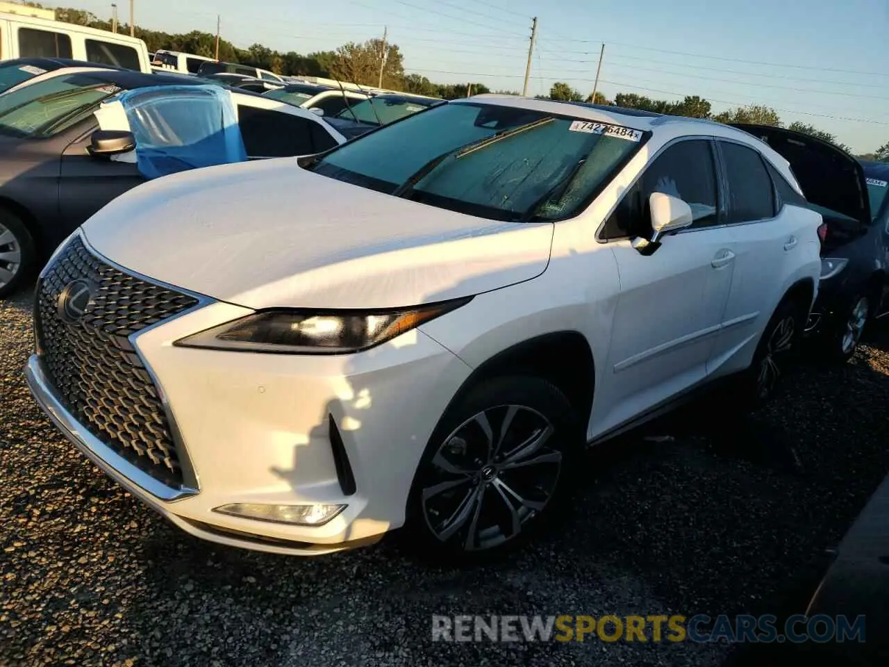 1 Photograph of a damaged car 2T2HZMAA4NC236859 LEXUS RX350 2022