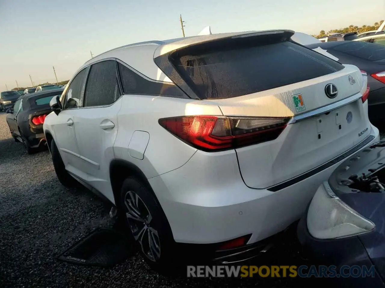 2 Photograph of a damaged car 2T2HZMAA4NC236859 LEXUS RX350 2022