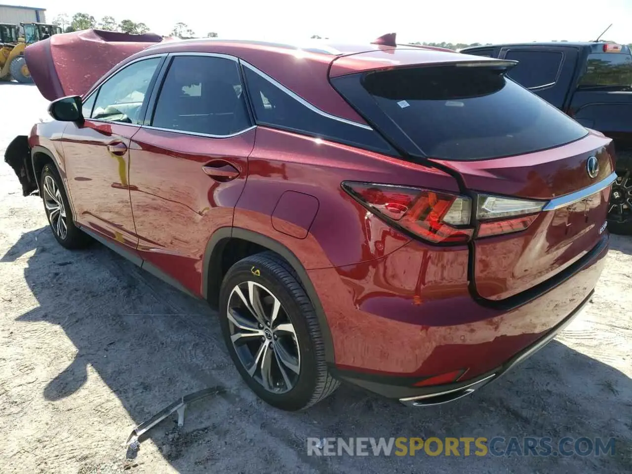 3 Фотография поврежденного автомобиля 2T2HZMAA4NC238305 LEXUS RX350 2022
