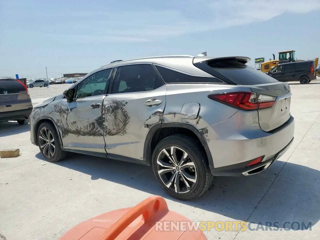 2 Фотография поврежденного автомобиля 2T2HZMAA4NC255475 LEXUS RX350 2022