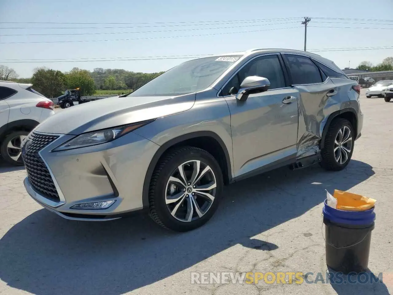 1 Photograph of a damaged car 2T2HZMAA6NC229900 LEXUS RX350 2022