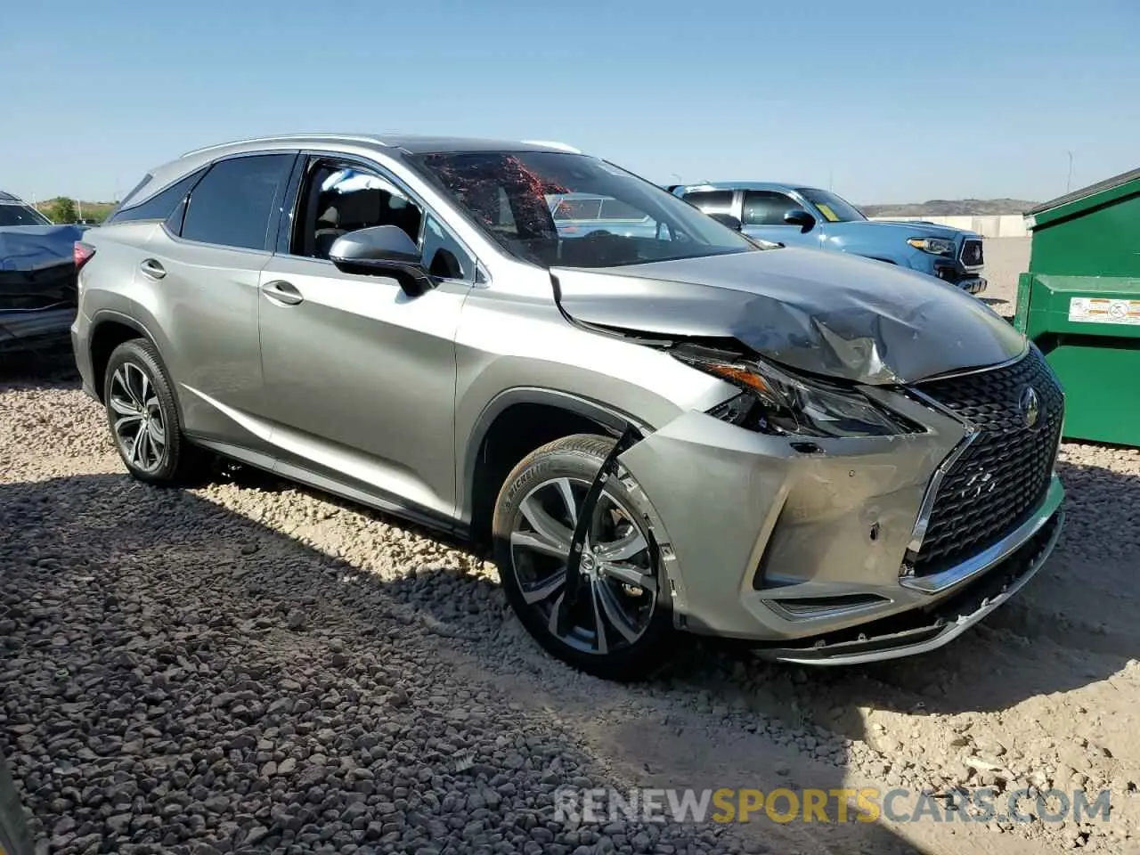 4 Photograph of a damaged car 2T2HZMAA6NC257308 LEXUS RX350 2022