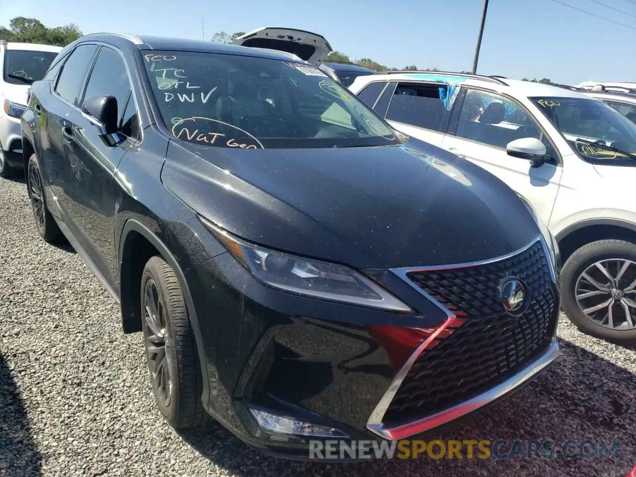 1 Photograph of a damaged car 2T2HZMAA7NC219862 LEXUS RX350 2022