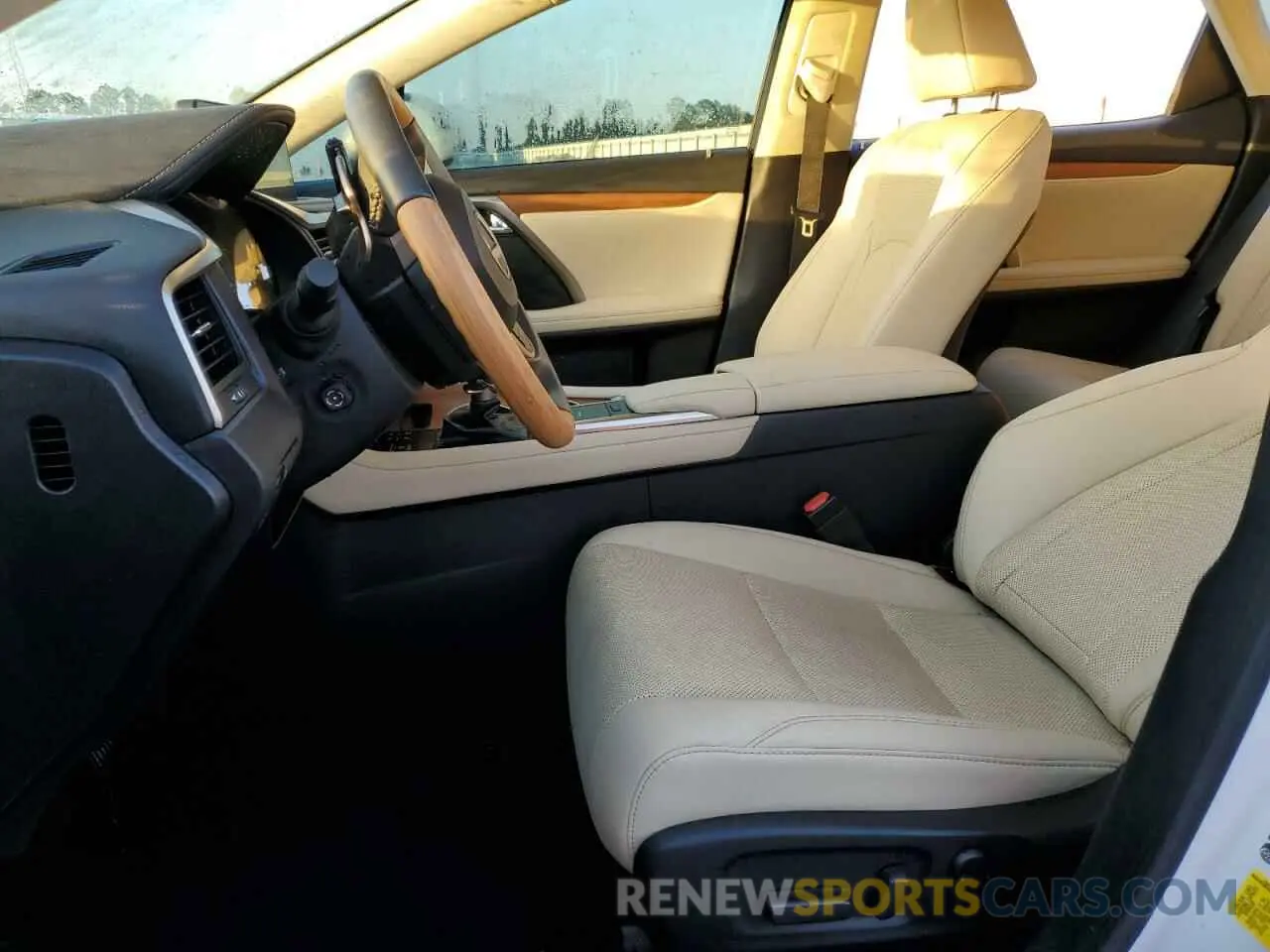7 Фотография поврежденного автомобиля 2T2HZMAA7NC248861 LEXUS RX350 2022