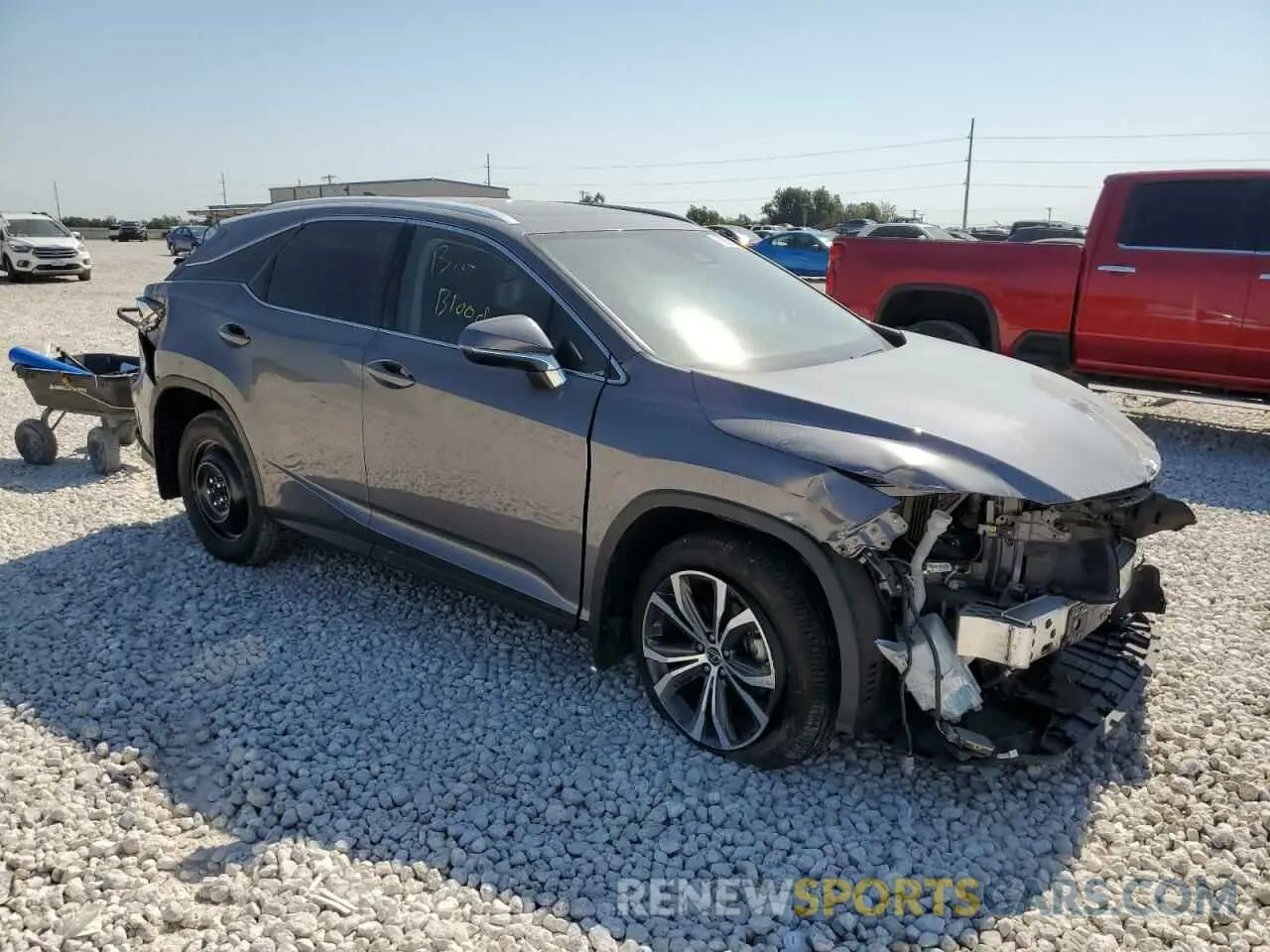 4 Photograph of a damaged car 2T2HZMAA7NC250237 LEXUS RX350 2022