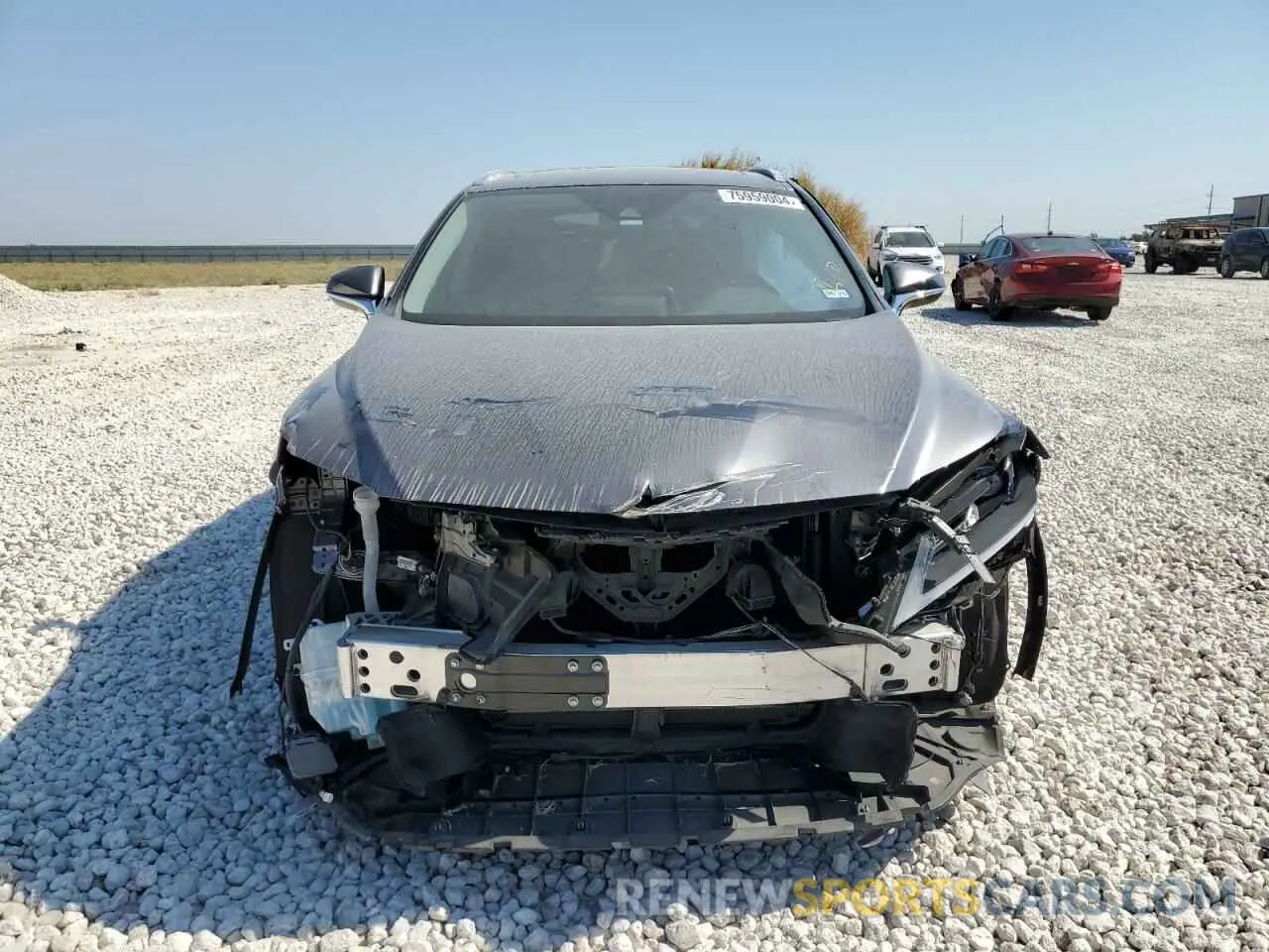 5 Photograph of a damaged car 2T2HZMAA7NC250237 LEXUS RX350 2022