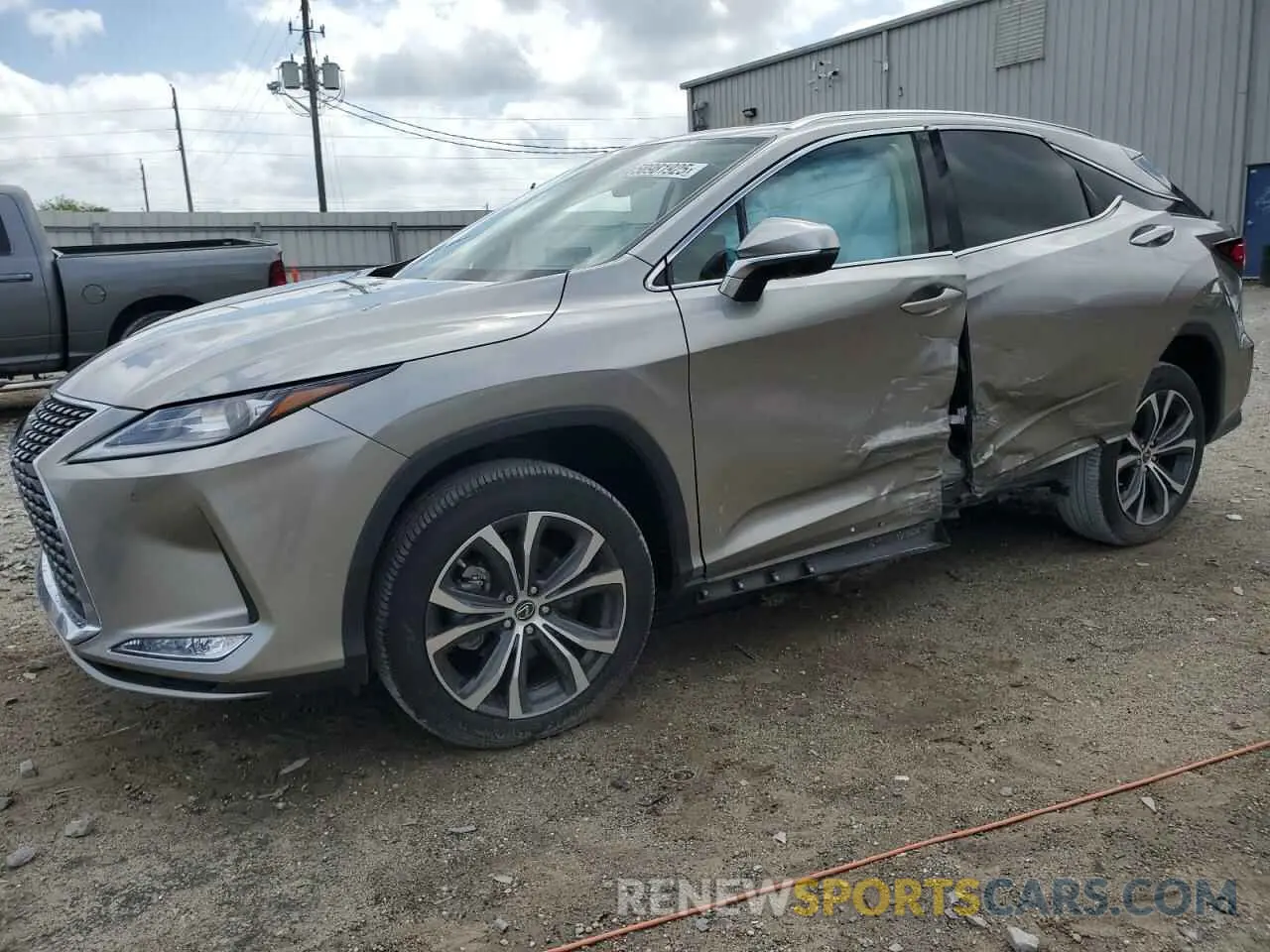 1 Photograph of a damaged car 2T2HZMAA8NC234404 LEXUS RX350 2022