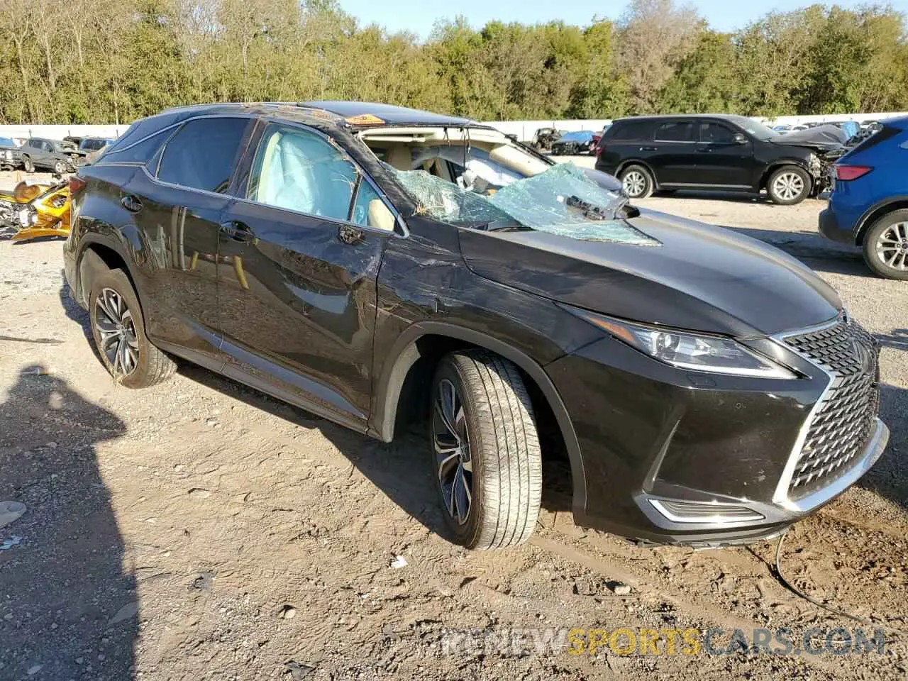 4 Photograph of a damaged car 2T2HZMDA2NC345722 LEXUS RX350 2022