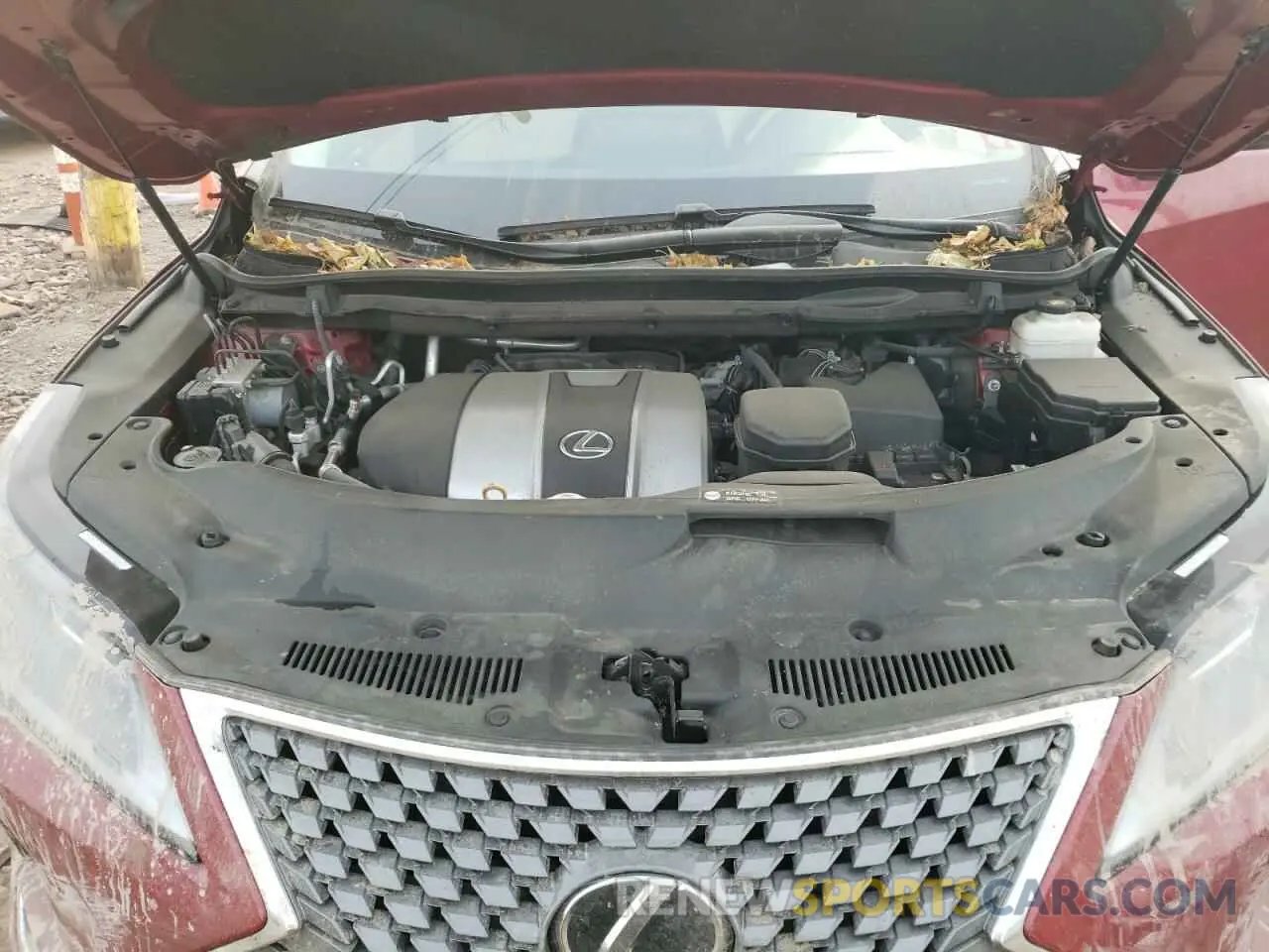 11 Фотография поврежденного автомобиля 2T2HZMDA3NC314169 LEXUS RX350 2022