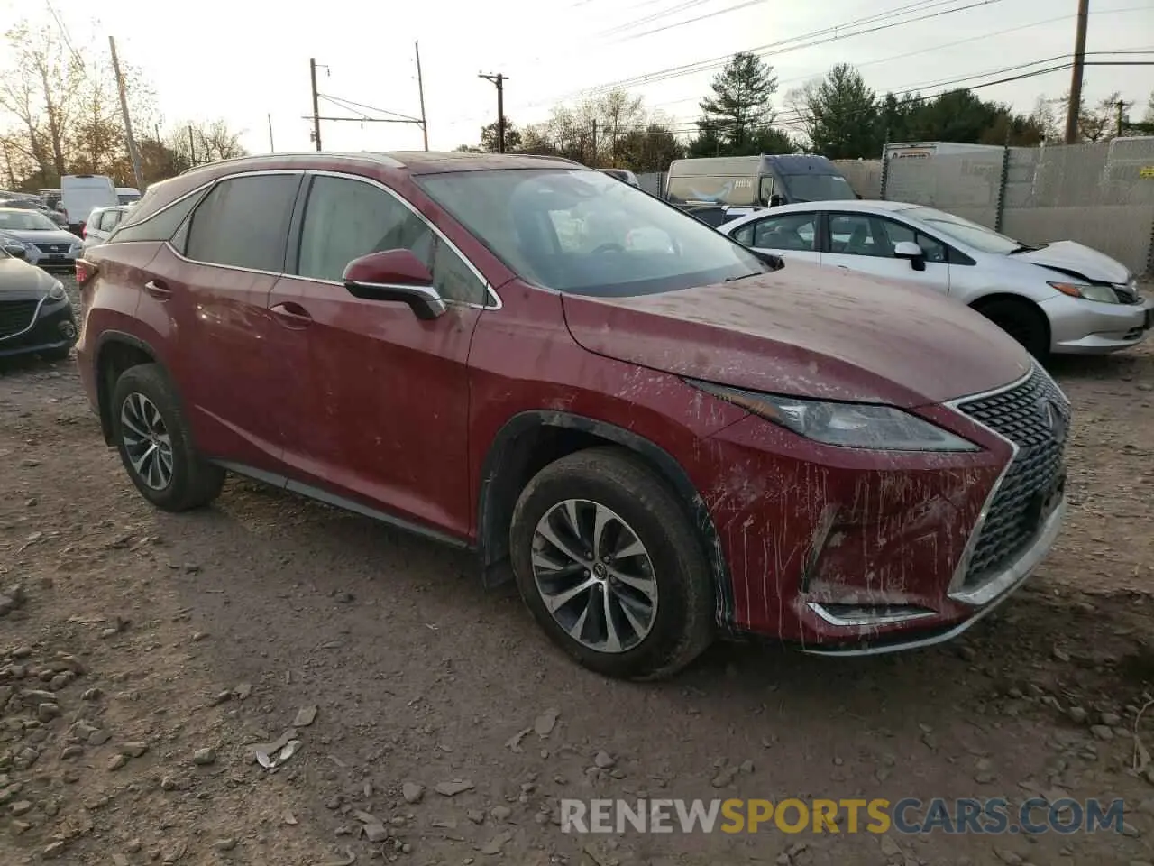 4 Фотография поврежденного автомобиля 2T2HZMDA3NC314169 LEXUS RX350 2022