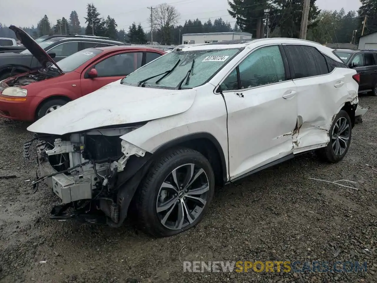 1 Фотография поврежденного автомобиля 2T2HZMDA3NC329299 LEXUS RX350 2022