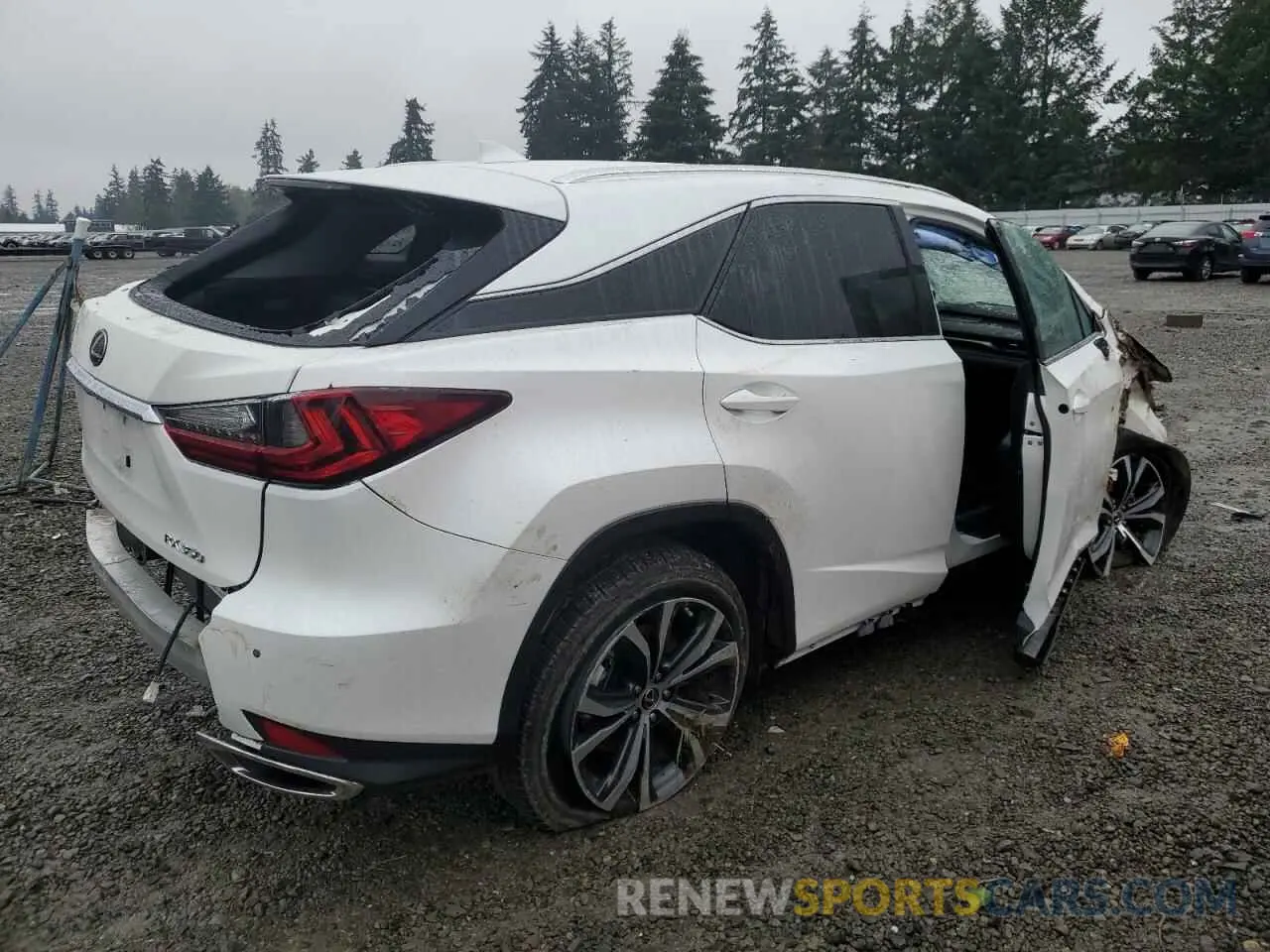 3 Фотография поврежденного автомобиля 2T2HZMDA3NC329299 LEXUS RX350 2022