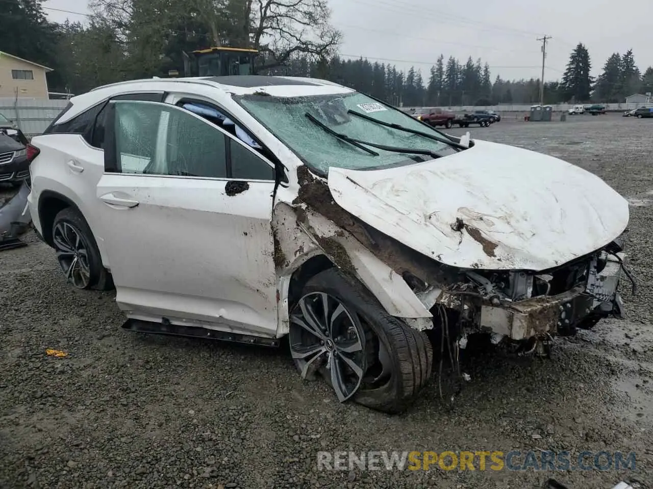 4 Фотография поврежденного автомобиля 2T2HZMDA3NC329299 LEXUS RX350 2022