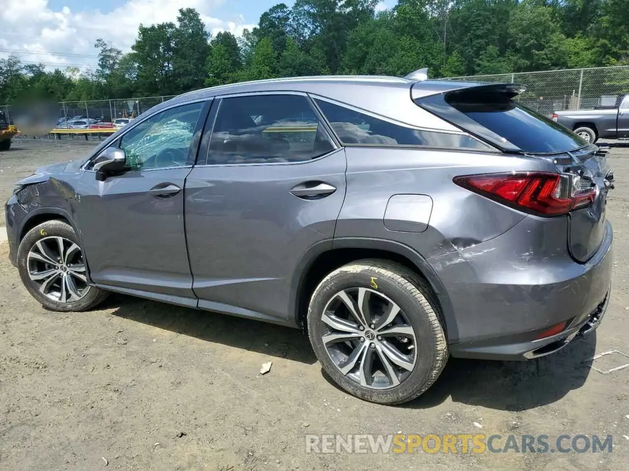 2 Photograph of a damaged car 2T2HZMDA3NC348841 LEXUS RX350 2022