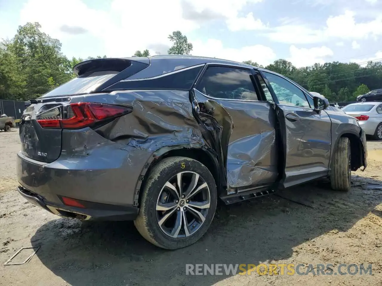 3 Photograph of a damaged car 2T2HZMDA3NC348841 LEXUS RX350 2022