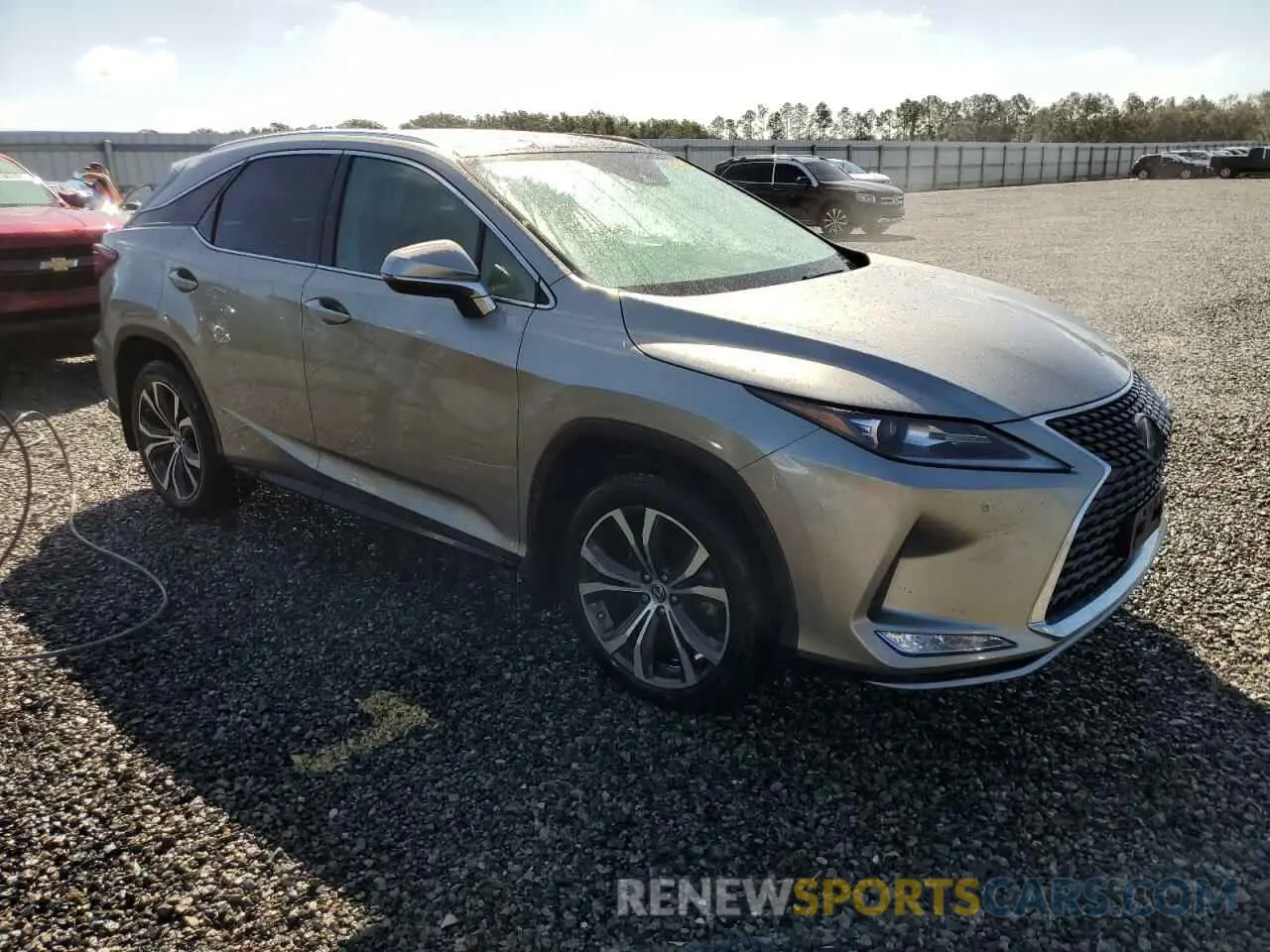 4 Фотография поврежденного автомобиля 2T2HZMDA5NC324914 LEXUS RX350 2022