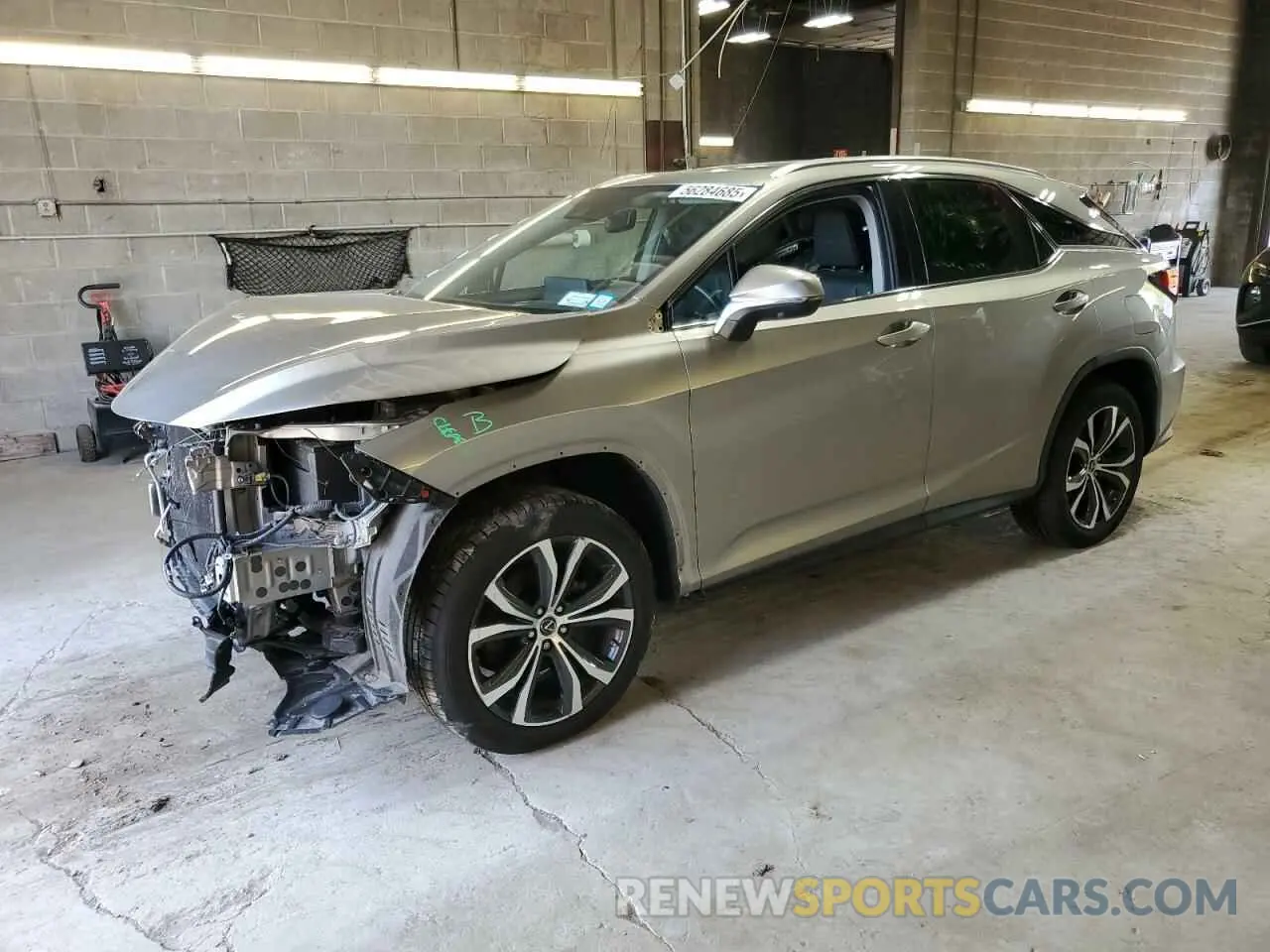 1 Photograph of a damaged car 2T2HZMDA5NC325075 LEXUS RX350 2022