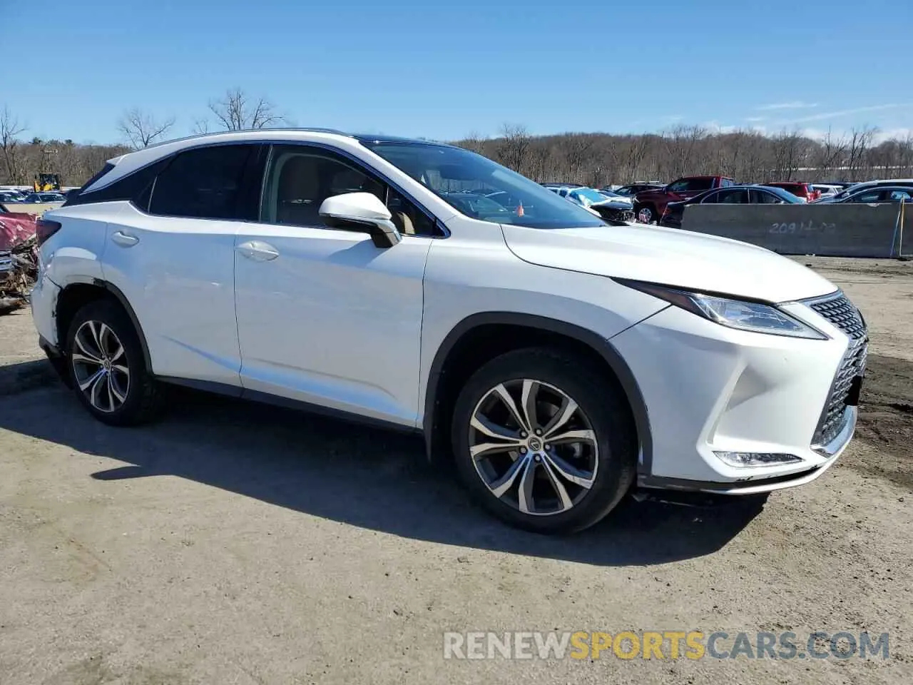4 Фотография поврежденного автомобиля 2T2HZMDA7NC322095 LEXUS RX350 2022