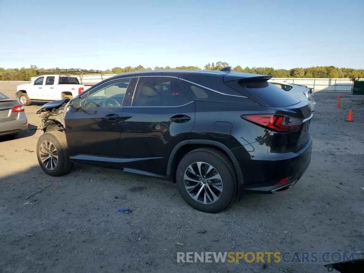 2 Photograph of a damaged car 2T2HZMDA8NC314457 LEXUS RX350 2022