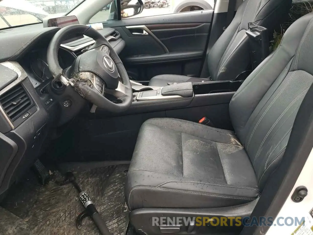 7 Фотография поврежденного автомобиля 2T2HZMDA9NC358001 LEXUS RX350 2022