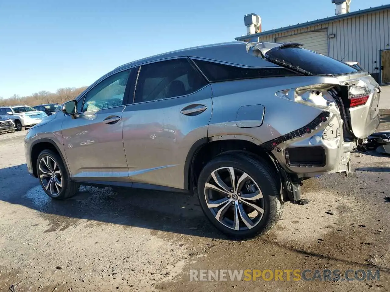 2 Photograph of a damaged car 2T2HZMDA9NC361528 LEXUS RX350 2022