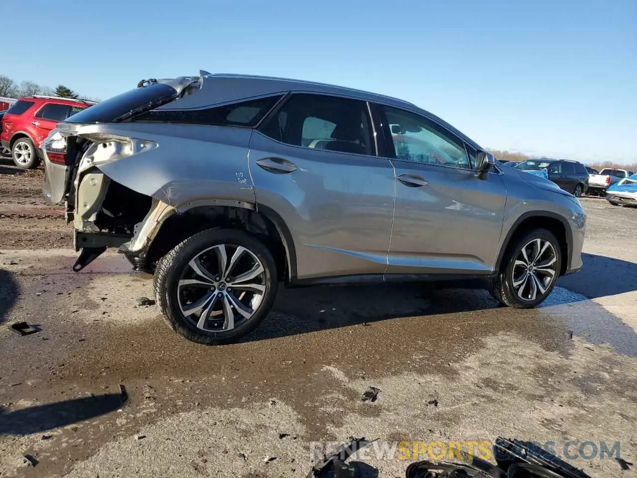 3 Photograph of a damaged car 2T2HZMDA9NC361528 LEXUS RX350 2022