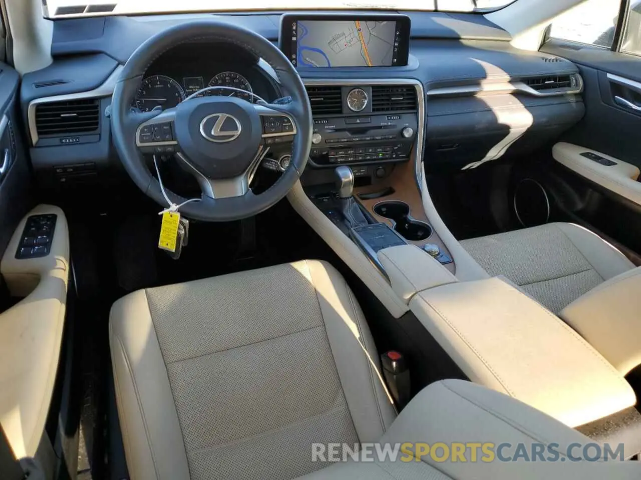 8 Photograph of a damaged car 2T2HZMDA9NC361528 LEXUS RX350 2022
