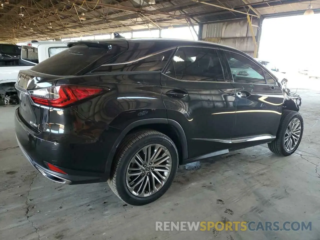 3 Фотография поврежденного автомобиля 2T2JZMAA5NC250349 LEXUS RX350 2022