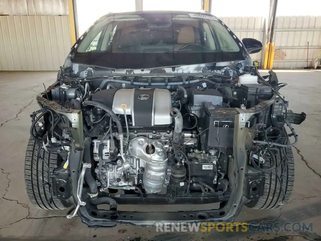 5 Фотография поврежденного автомобиля 2T2JZMAA5NC250349 LEXUS RX350 2022