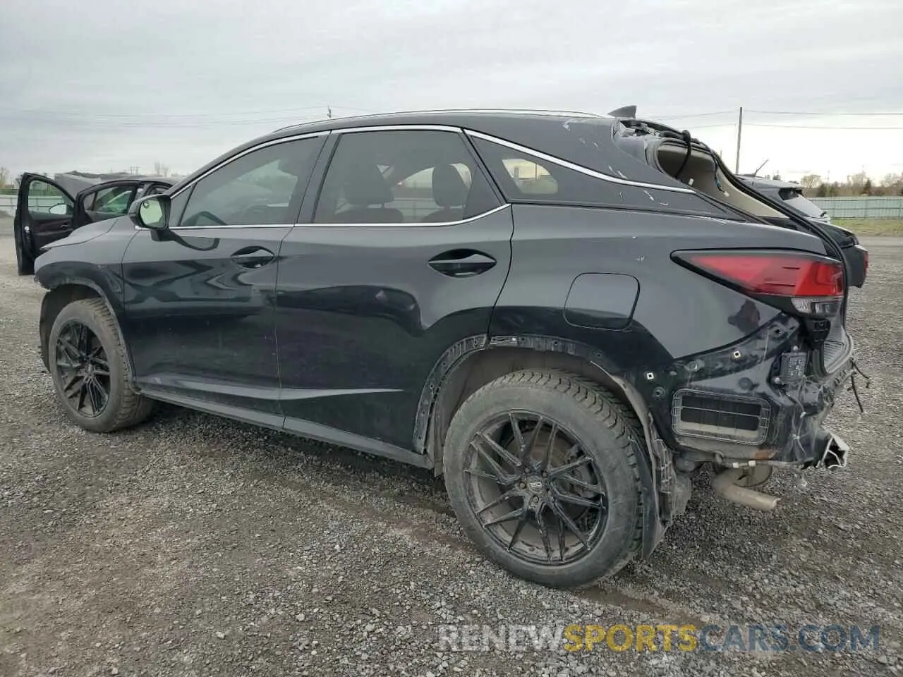2 Photograph of a damaged car 2T2JZMDA4NC329314 LEXUS RX350 2022