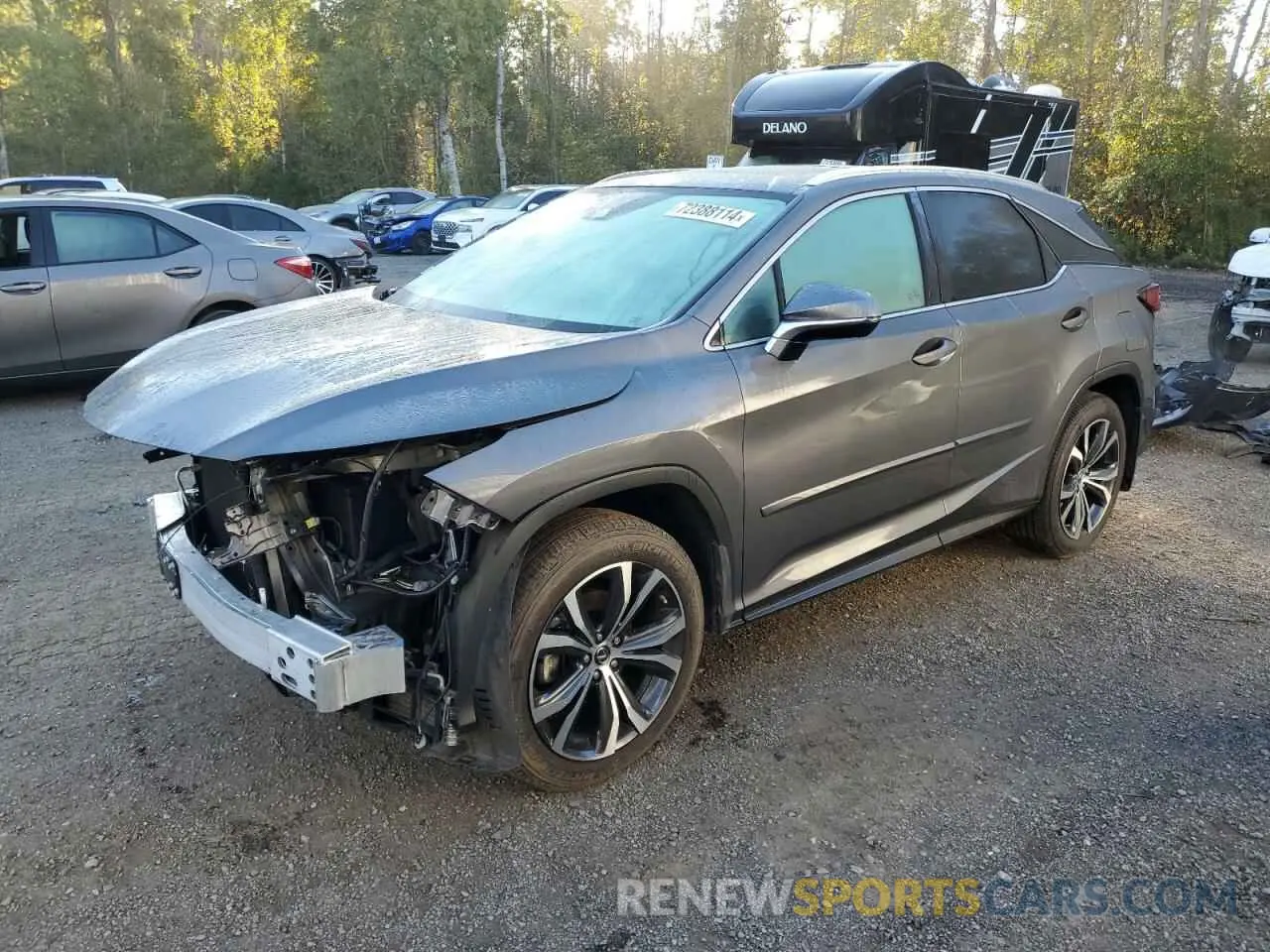 1 Photograph of a damaged car 2T2JZMDA6NC326480 LEXUS RX350 2022