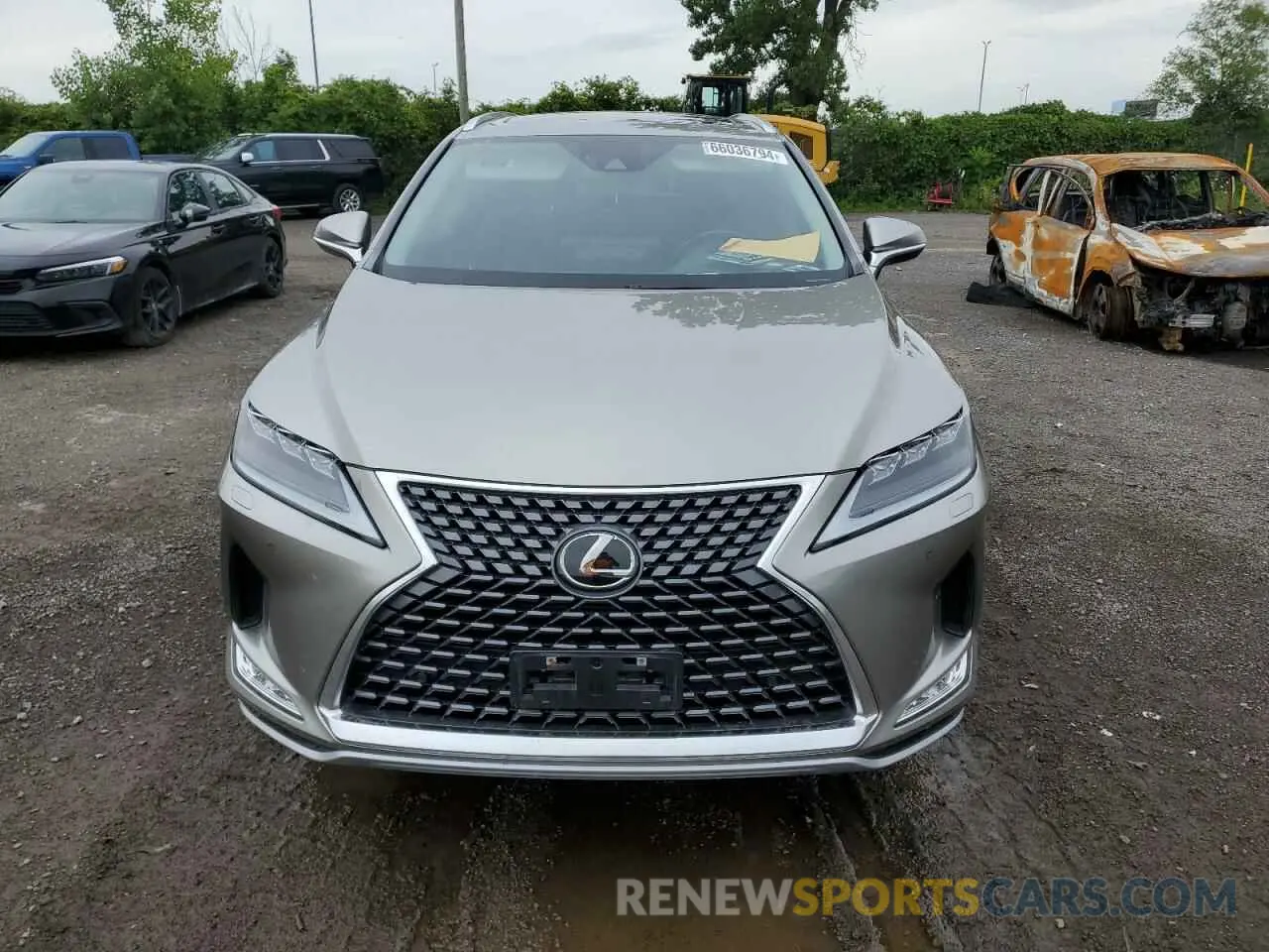 5 Фотография поврежденного автомобиля 2T2JZMDA7NC358127 LEXUS RX350 2022