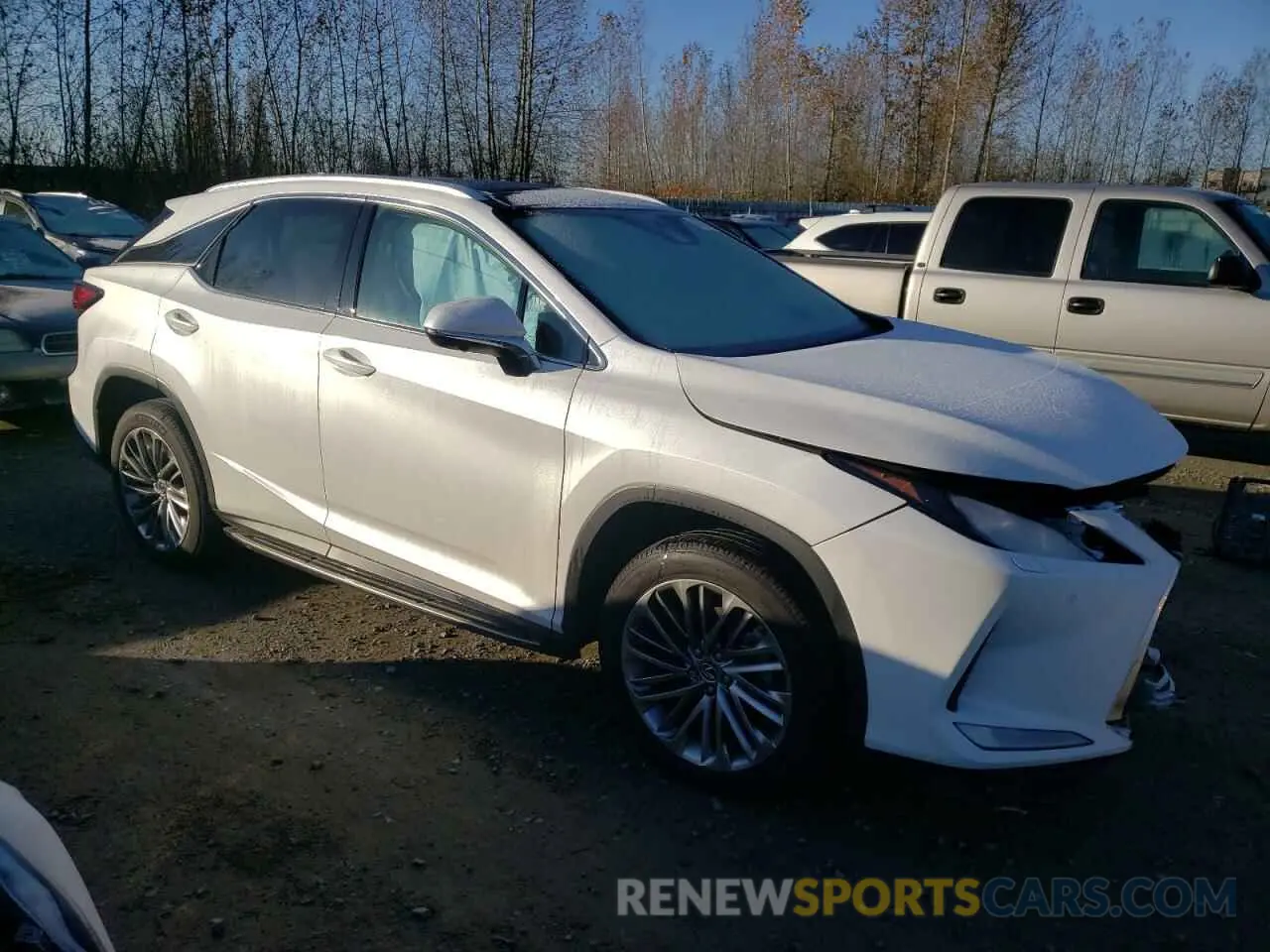 1 Photograph of a damaged car 2T2JZMDA9NC318602 LEXUS RX350 2022
