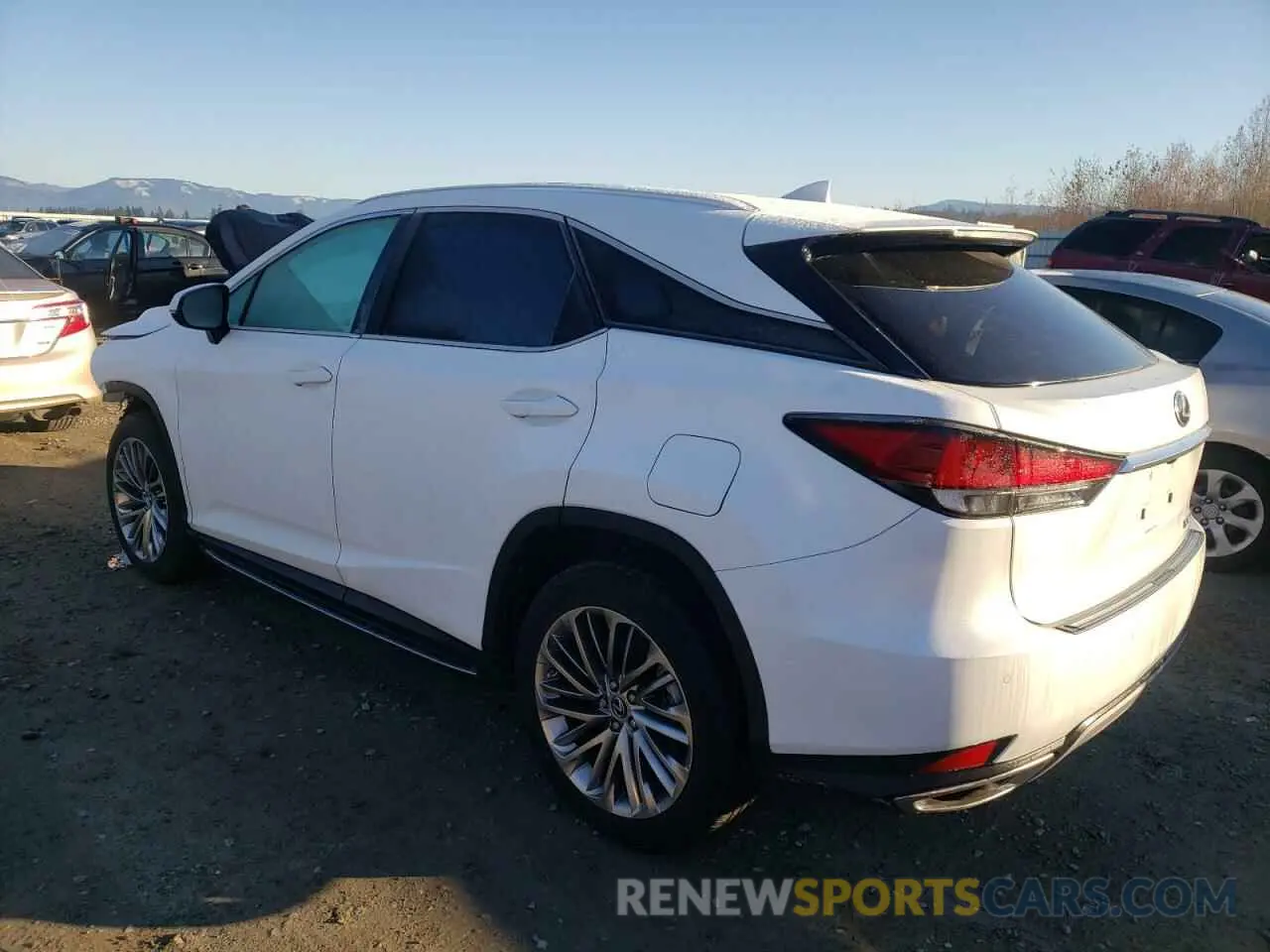 3 Photograph of a damaged car 2T2JZMDA9NC318602 LEXUS RX350 2022