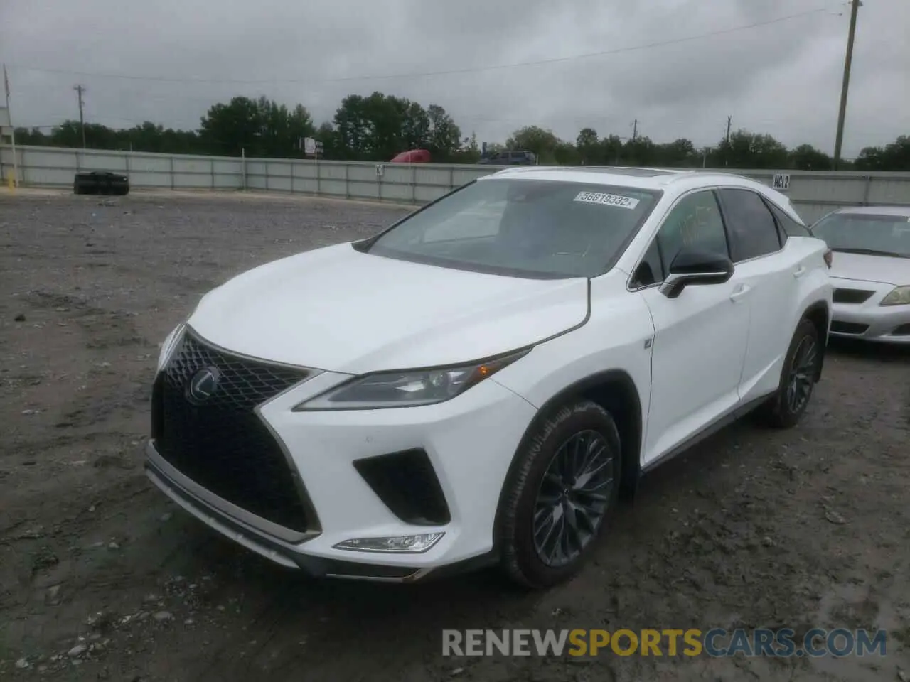 2 Photograph of a damaged car 2T2YZMDA3NC327763 LEXUS RX350 2022