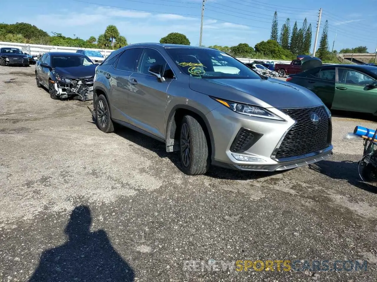 1 Photograph of a damaged car 2T2YZMDA8NC326009 LEXUS RX350 2022