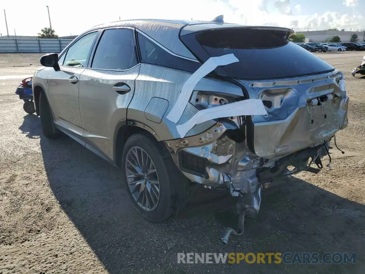 3 Photograph of a damaged car 2T2YZMDA8NC326009 LEXUS RX350 2022